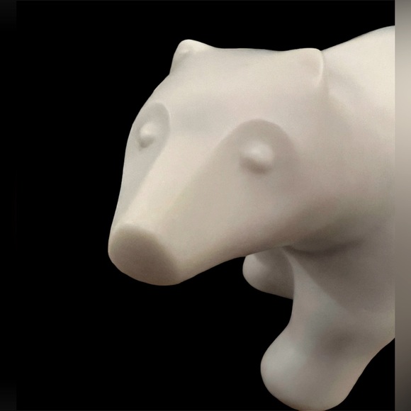 Vintage Large 10” Long,  Hand Carved Stone Bear MINT CONDITION - Picture 5 of 5